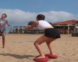 Very few of us know that she is also a volleyball player and is practicing the game from over 7 to 8 years. Maybe this is the reason for her tall heig